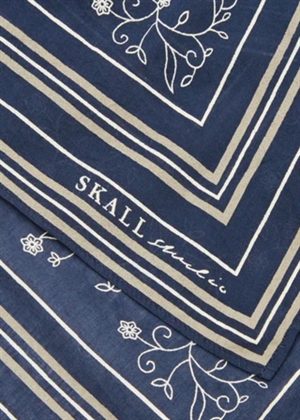 Skall Classic scarf Navy/Beige/Cream Skall Studio 